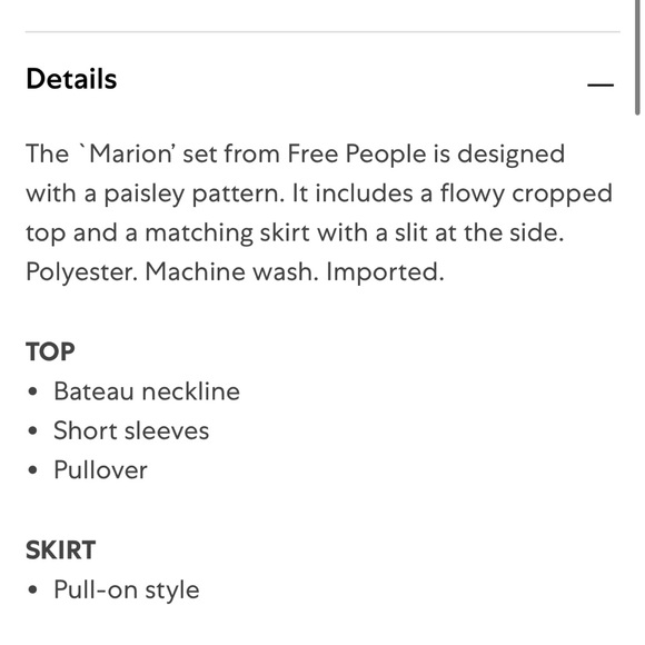 Free People Marion Set - Picture 4 of 4